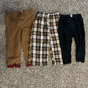 Kids' Multi-Pack Bottoms - Brown, Plaid, and Black